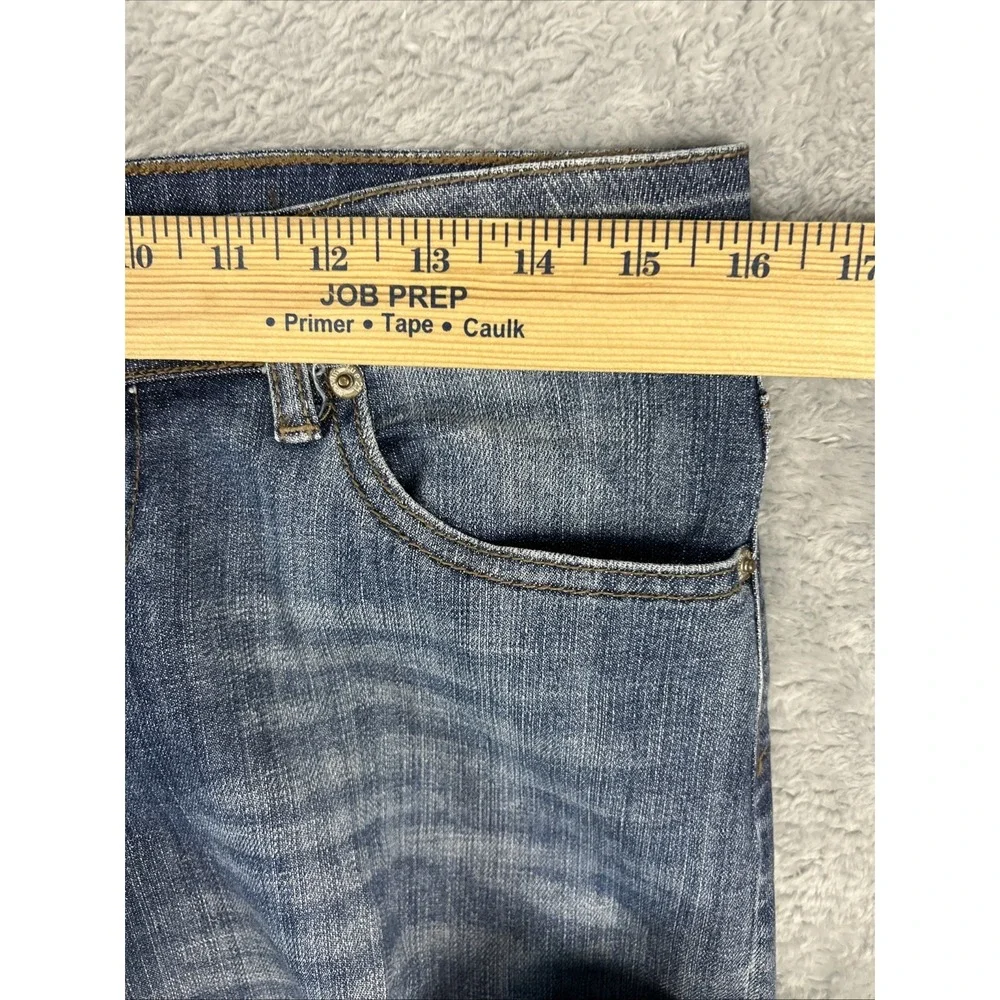 Twentyone Black Rue 21 Jeans Curvy Skinny 7/8‎ Blue Distressed Grunge Street